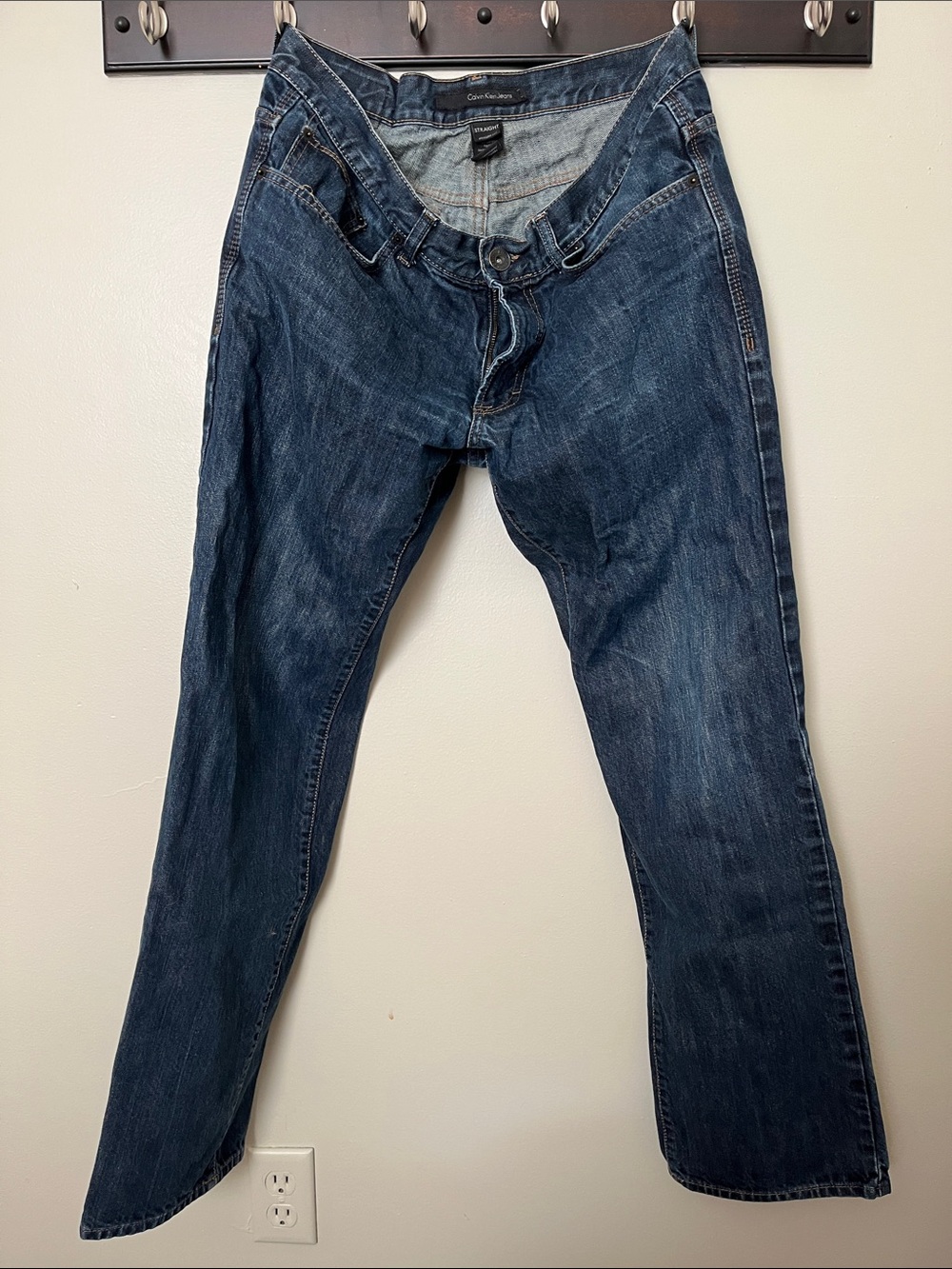 Calvin Klein Men's Indigo Straight Jeans